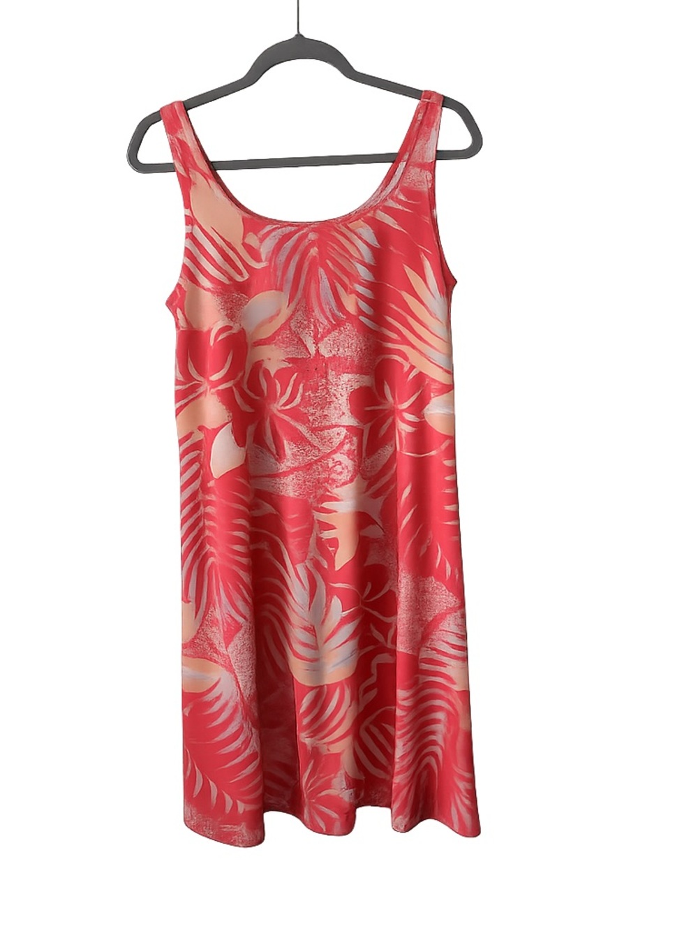 Columbia Coral & Light Blue/Cream Tropical Activewear Dress size XL